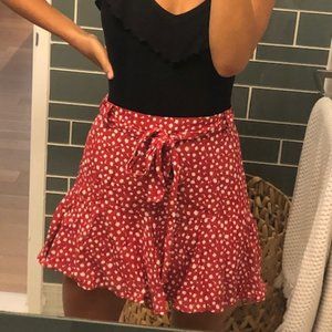 Red Skort